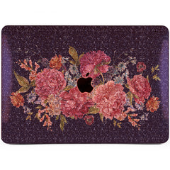 Lex Altern MacBook Glitter Case Purple Bouquet