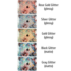 Lex Altern MacBook Glitter Case Geometric Pattern