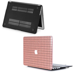 Lex Altern MacBook Glitter Case Checkered Design