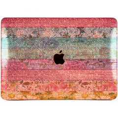 Lex Altern MacBook Glitter Case Colorful Floral Wood