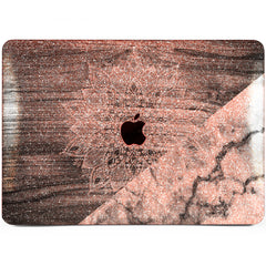 Lex Altern MacBook Glitter Case Gray Mandala