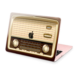 Lex Altern Hard Plastic MacBook Case Old Fashioned Radio