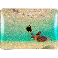 Lex Altern MacBook Glitter Case Ocean Turtle