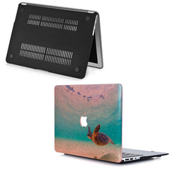 Lex Altern MacBook Glitter Case Ocean Turtle