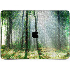 Lex Altern MacBook Glitter Case Forest Light