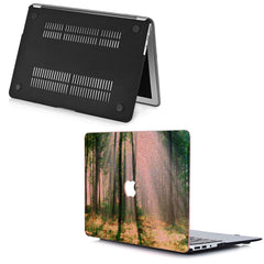 Lex Altern MacBook Glitter Case Forest Light