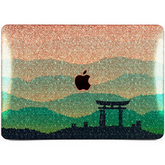 Lex Altern MacBook Glitter Case Japanese Landscape