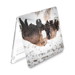 Lex Altern Hard Plastic MacBook Case Bison in Snow