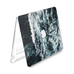 Lex Altern Hard Plastic MacBook Case Green Ocean Water