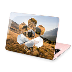 Lex Altern Hard Plastic MacBook Case Geometric Landscape