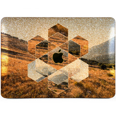 Lex Altern MacBook Glitter Case Geometric Landscape