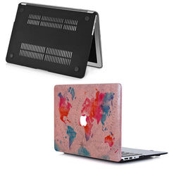 Lex Altern MacBook Glitter Case Travelling Map