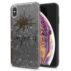 Lex Altern iPhone Glitter Case Thoughts Quote