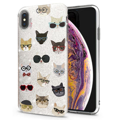 Lex Altern iPhone Glitter Case Cat Pattern