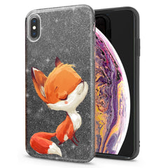 Lex Altern iPhone Glitter Case Funny Baby Fox