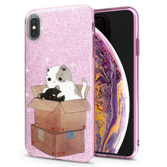 Lex Altern iPhone Glitter Case Kawaii Cat