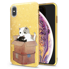 Lex Altern iPhone Glitter Case Kawaii Cat