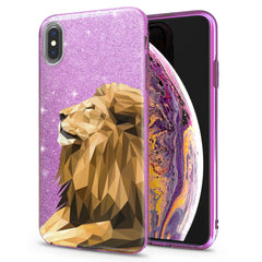 Lex Altern iPhone Glitter Case Lion Animal