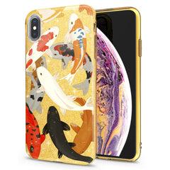 Lex Altern iPhone Glitter Case Watercolor Fishes