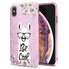 Lex Altern iPhone Glitter Case Smart White Donkey