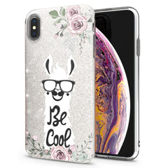 Lex Altern iPhone Glitter Case Smart White Donkey