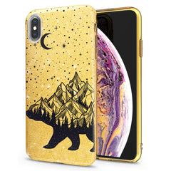 Lex Altern iPhone Glitter Case Abstract Bear