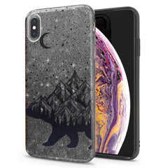 Lex Altern iPhone Glitter Case Abstract Bear