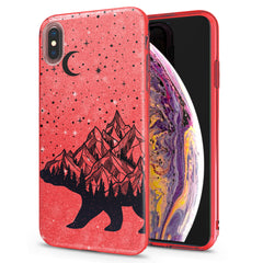 Lex Altern iPhone Glitter Case Abstract Bear