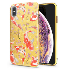 Lex Altern iPhone Glitter Case Orange Koi Fishes