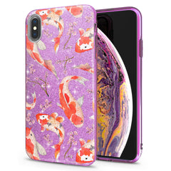 Lex Altern iPhone Glitter Case Orange Koi Fishes