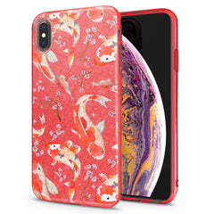 Lex Altern iPhone Glitter Case Orange Koi Fishes