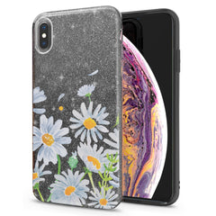 Lex Altern iPhone Glitter Case Daisy Flower