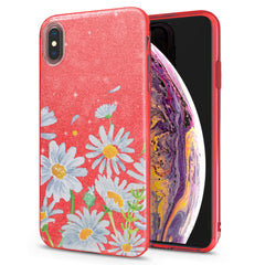 Lex Altern iPhone Glitter Case Daisy Flower