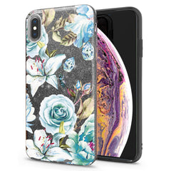 Lex Altern iPhone Glitter Case Vintage Roses