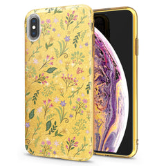 Lex Altern iPhone Glitter Case Gentle Wildflowers