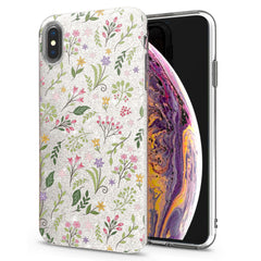 Lex Altern iPhone Glitter Case Gentle Wildflowers