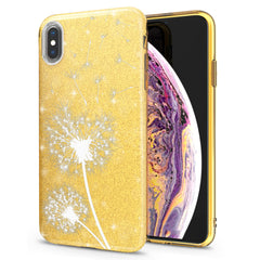 Lex Altern iPhone Glitter Case White Dandelion