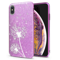 Lex Altern iPhone Glitter Case White Dandelion