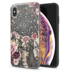 Lex Altern iPhone Glitter Case Floral Dreamcatcher