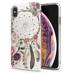 Lex Altern iPhone Glitter Case Floral Dreamcatcher