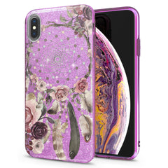 Lex Altern iPhone Glitter Case Floral Dreamcatcher