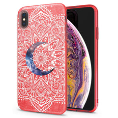 Lex Altern iPhone Glitter Case Moon Mandala