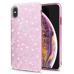 Lex Altern iPhone Glitter Case White Celestial Print