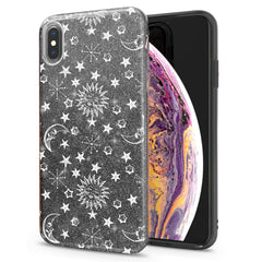 Lex Altern iPhone Glitter Case White Celestial Print