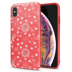 Lex Altern iPhone Glitter Case White Celestial Print