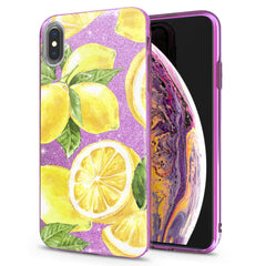 Lex Altern iPhone Glitter Case Bright Lemons