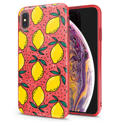 Lex Altern iPhone Glitter Case Lemon Drawing Art