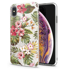 Lex Altern iPhone Glitter Case Tropical Pattern