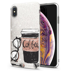 Lex Altern iPhone Glitter Case Morning Coffe