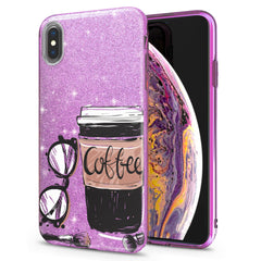 Lex Altern iPhone Glitter Case Morning Coffe